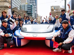 L&#039;EV a energia solare VTC Sophie 8X vince la gara Bridgestone World Solar 2025 attraverso l&#039;Australia nella classe Cruiser. (Fonte: Bridgestone)