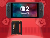 Lo switch 2 è mostrato con l'SSD M.2 2230 NVMe