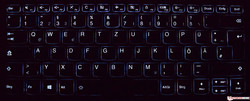 Tastiera (retroilluminata) Lenovo Yoga C930-13IKB keyboard