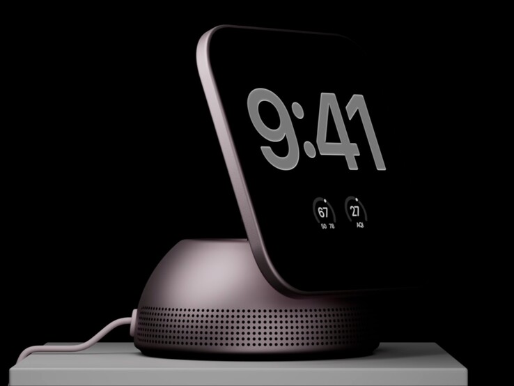Render non ufficiale dell'imminente HomePad di Apple.