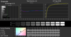 CalMAN - Scale di grigio (calibrate)