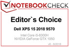 Editor's Choice Award Giugno 2018: Dell XPS 15 2018 9570