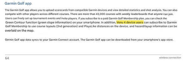 (Fonte: Garmin - traduzione automatica)