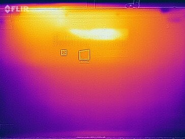 Distribuzione del calore: lato inferiore