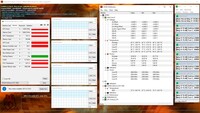 Informazioni di sistema durante lo stress test FurMark and Prime95