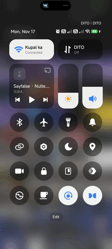 Pannello delle impostazioni rapide rinnovato. (Fonte immagine: u/Square-Opportunity48 via Reddit)