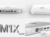 Il Mac Mini M1X ha un aspetto più elegante rispetto alla variante M1 del mini PC del 2020. (Fonte immagine: @RendersbyIan - modificato)