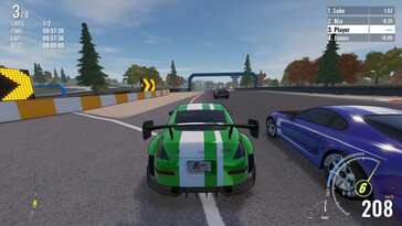 Nella foto: Uno screenshot del gameplay di First Racer.