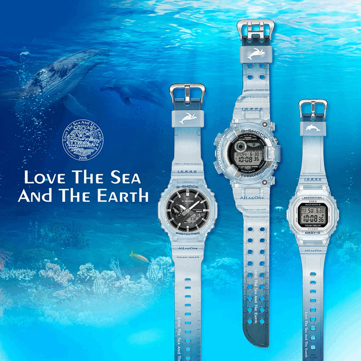 Gli orologi G-Shock Love The Sea and The Earth 2026 ICERC