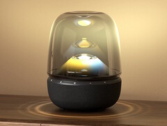 L'altoparlante Bluetooth Harman Kardon Aura Studio 5 proietta suoni e luci a 360 gradi. (Fonte: Harman Kardon Japan)