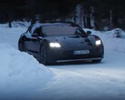 Un nuovo video mostra la variante station wagon della Porsche Taycan aggiornata al 2024 (Foto: CarSpyMedia)