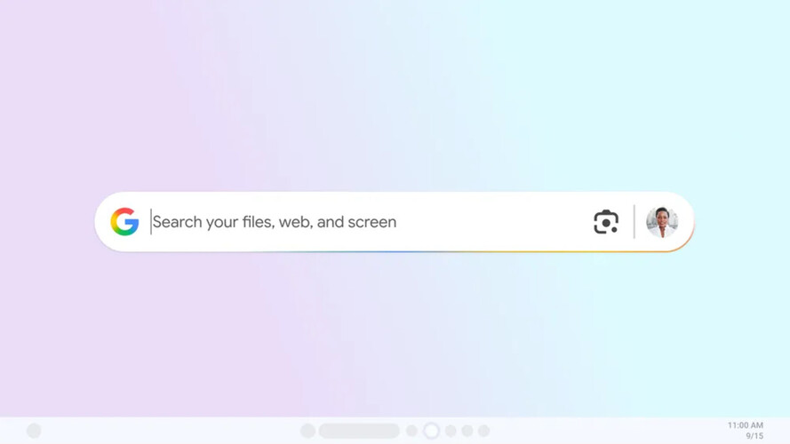 Mock-up promozionale della nuova applicazione sperimentale di Google Search per Windows. (Fonte immagine: Google)
