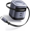 Un'altra versione del caricatore con cavo retrattile Nexode 45W di Ugreen con due porte USB-C. (Fonte: Ugreen)