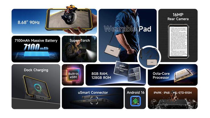 Entrambi i tablet supportano la ricarica in un dock. (Fonte immagine: Ulefone)