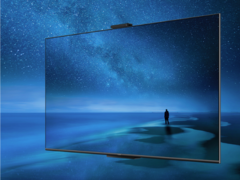 I televisori Huawei Smart Screen SE Pro 4K hanno una fotocamera integrata. (Fonte: Huawei)
