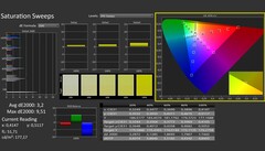 CalMAN: Saturazione del colore