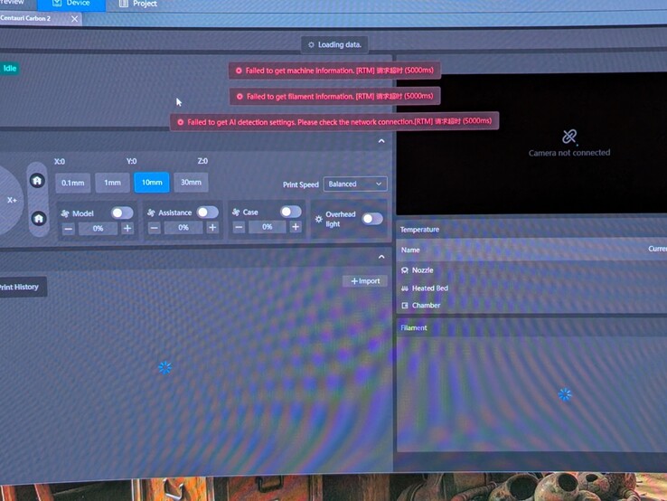 Elegoo Slicer su Windows lancia errori in modo casuale.