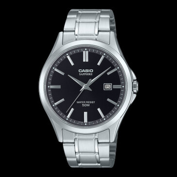 Casio MTS-115D-1AV (quadrante nero). (Fonte: Casio)