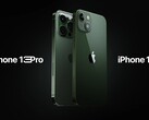 La serie iPhone 13 sarà presto disponibile in due opzioni di colore verde. (Fonte: Apple)
