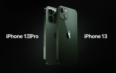 La serie iPhone 13 sarà presto disponibile in due opzioni di colore verde. (Fonte: Apple)