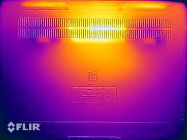 Test di stress delle temperature superficiali (in basso)