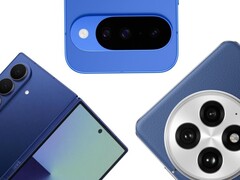 Un collage che mostra Galaxy Z Fold 7, Pixel 10 e OnePlus 13. (Fonte immagine: Samsung, Google, &amp;amp; OnePlus)