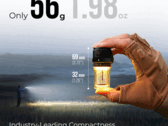 Lanterna Flextail Zero con illuminazione a 360 gradi sia come lanterna che come torcia orientata verso l'alto