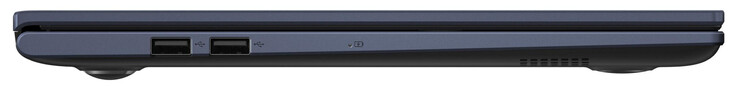 Lato sinistro: 2x USB 2.0 (USB-A)