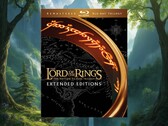 Blu-ray delle edizioni estese de "Il Signore degli Anelli" in primo piano