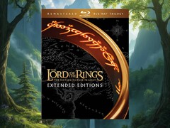 Blu-ray delle edizioni estese de "Il Signore degli Anelli" in primo piano