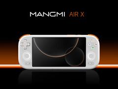 L&#039;Air X costa circa 70 dollari in Cina. Nella foto: un&#039;immagine promozionale del palmare da gioco. (Fonte immagine: Mangmi - modificato)