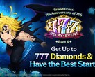 Seven Deadly Sins: Grand Cross 7° anniversario Aggiornamento Perfect 7 key art.