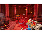 Uno screenshot del gameplay di Warhammer 40.000: Boltgun - Words of Vengeance che mostra il gameplay basato sulla digitazione. (Fonte immagine: Steam)