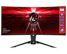 L'ASRock PG34WQ15R2B è un monitor da gioco VA con una frequenza di aggiornamento di 165 Hz e una risoluzione di 1440p. (Fonte: ASRock)