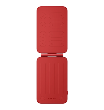 Render ufficiale della Xiaomi Pocket Guitar in colore rosso