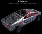 Il Cybertruck potrebbe essere dotato di un sistema audio a doppio subwoofer (immagine: Tesla)