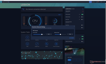 Impostazioni di overclock della GPU predefinite