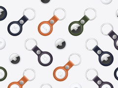 Il nuovo AirTag mantiene la compatibilità con gli accessori AirTag originali. (Fonte: Apple)