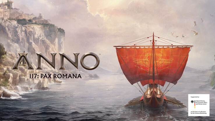 Anno 117: Pax Romana, sponsorizzato dal Ministero degli Affari Economici tedesco