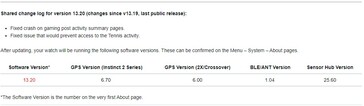 Garmin ha rilasciato la versione beta 13.20 per la serie di smartwatch Instinct 2/Crossover. (Fonte: Garmin)