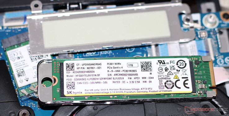 Un'unità SSD PCIe 4.0 funge da unità di sistema