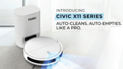 Il lancio dei nuovi aspirapolvere robot Civic X11 di Haier (fonte: Haier)