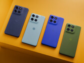 Motorola descrive i colori di lancio del Moto G56 come Black Oyster, Grey Mist, Dazzling Blue e Dill, tutti con marchio Pantone. (Fonte: Motorola)
