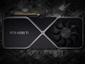 Un eventuale GeForce RTX 4090 Ti può produrre fino a 100 TFLOPS di calcolo. (Fonte immagine: Nvidia (mocked up 3090)/Unsplash - modificato)
