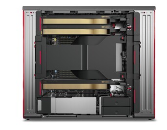 Lenovo ThinkStation P7 - Interno. (Fonte: Lenovo)