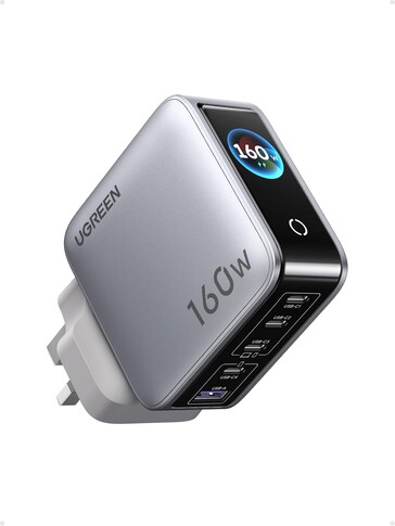 Ugreen Nexode Pro da 160 W con spina britannica