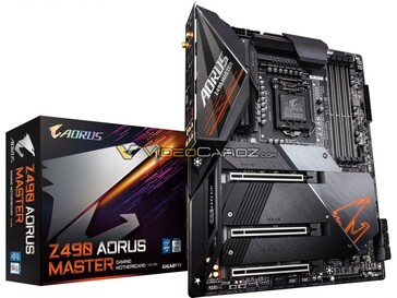 Gigabyte Z490 Aorus Master (Image Source: Videocardz)