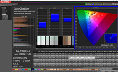 ColorChecker prima della calibrazione