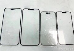 L'iPhone 14 e l'iPhone 14 Pro saranno i più piccoli iPhone di punta che Apple rilascia quest'anno. (Fonte: Weibo)