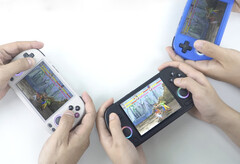 A prima vista, l'RG40XX H assomiglia al recente RG Cube. (Fonte: Anbernic)